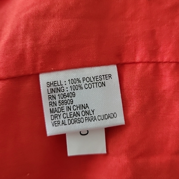 Antonio Melani Orange Embroidery Floral  Dress Size 12 - Picture 9 of 15